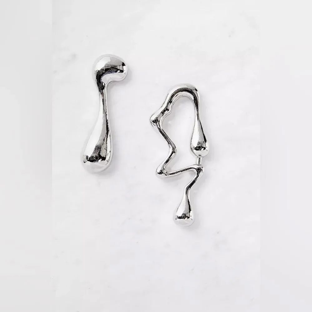 Water drop earrings #894